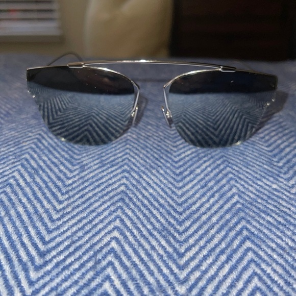 Dior Homme Palladium Metal Mirrored Sunglasses - Picture 3 of 4